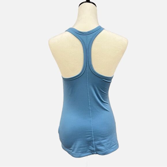 Nike Dri-Fit racer back blue tank - Picture 2 of 6